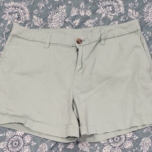 Faded Glory Green Bermuda Shorts Classic Summer Style